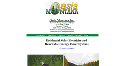 Desktop Screenshot of oasismontana.com